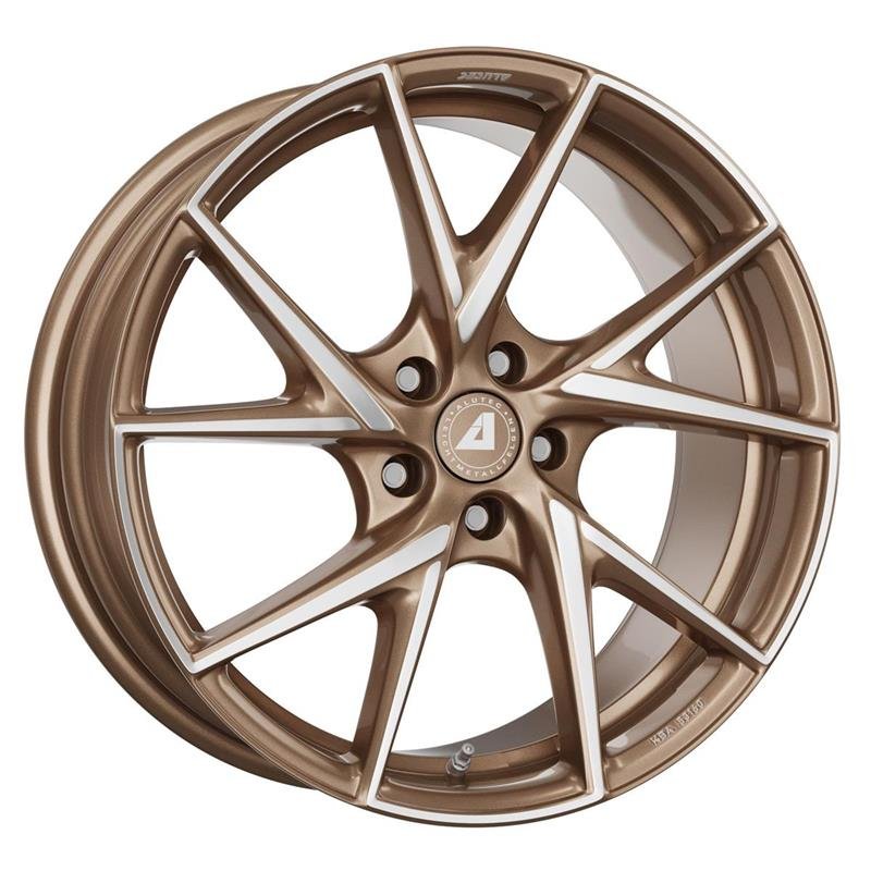Alutec ADX.01 2022 metallic-bronze frontpolished 8.5x18/5x112 D70.1 ET40  
