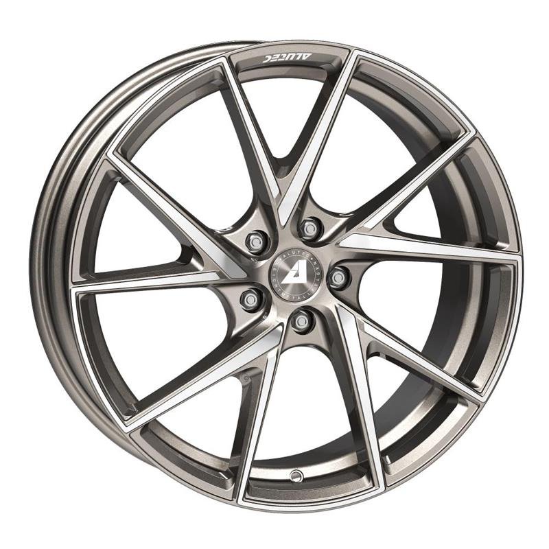 Alutec ADX.01 2022 metallic-platinum frontpolished 8.5x18/5x108 D70.1 ET47  