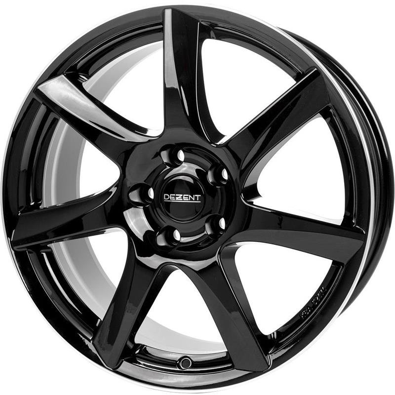 Dezent TW dark 2022 Black/polished lip 7x16/5x108 D70.1 ET37  