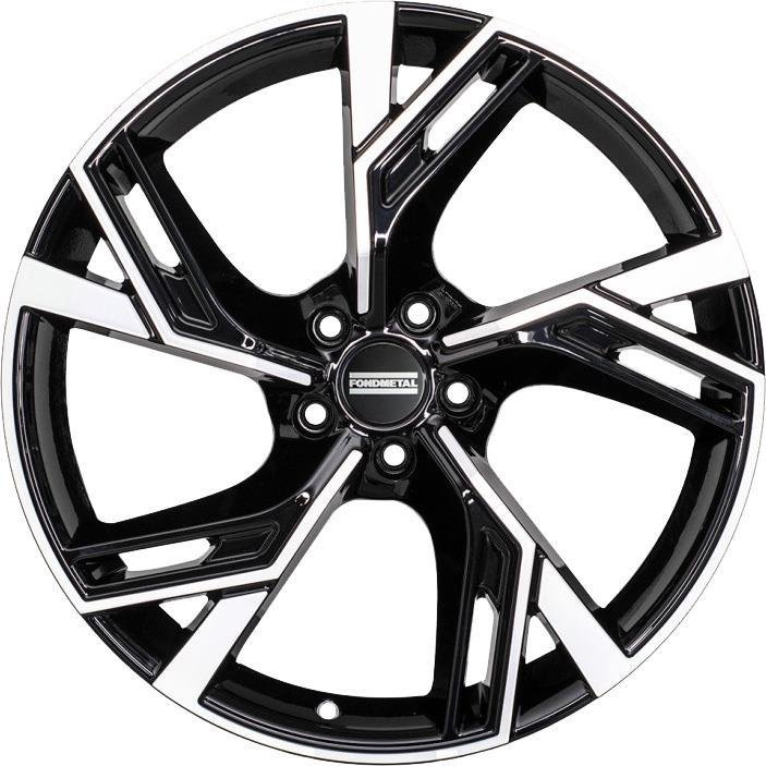 Fondmetal Atena 2021 Glossy Black Machined 10x21/5x112 D66.6 ET19  