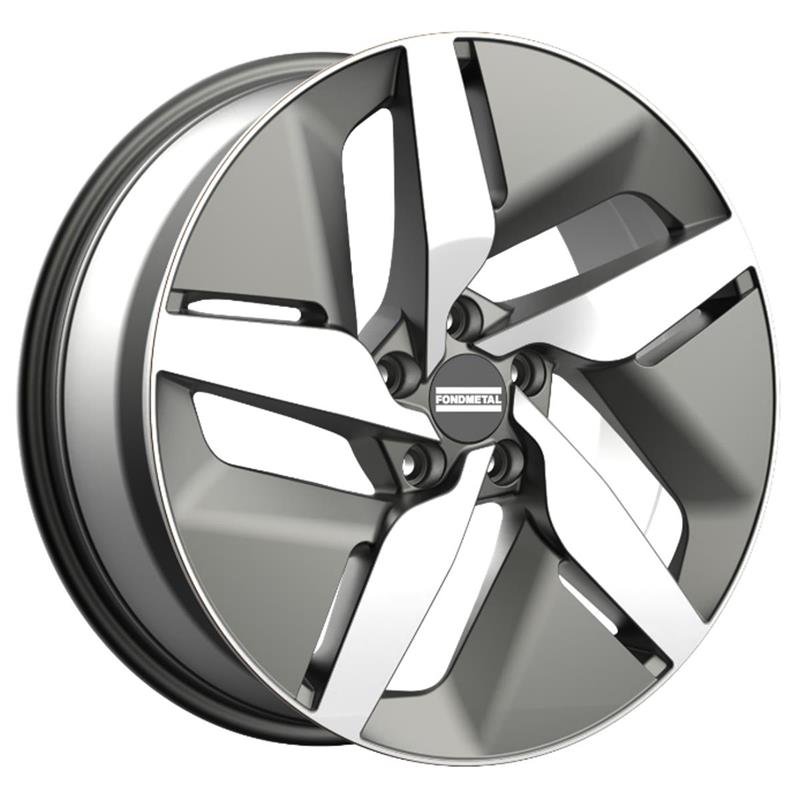 Fondmetal e-Joule 2022 Glossy Titanium Machined 9.5x20/5x114.3 D64.1 ET45  