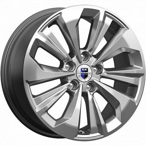 KiK Avior 2022 Dark Silver 7x17/5x108 D63.4 ET50  
