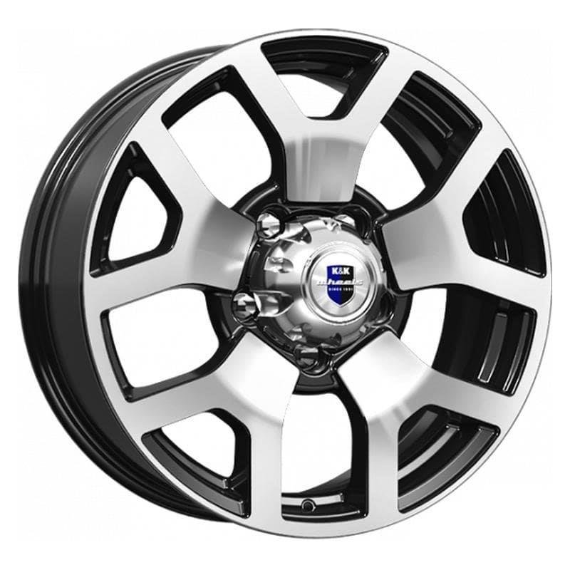 KiK Namib 2022 Black Polished 7x18/5x139.7 D108.5 ET35  