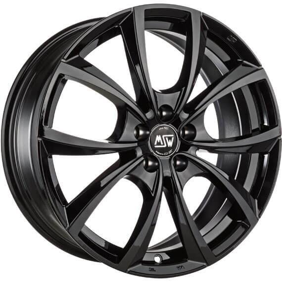 MSW 27T 2022 Gloss Black 9.5x19/5x114.3 D64.1 ET45  